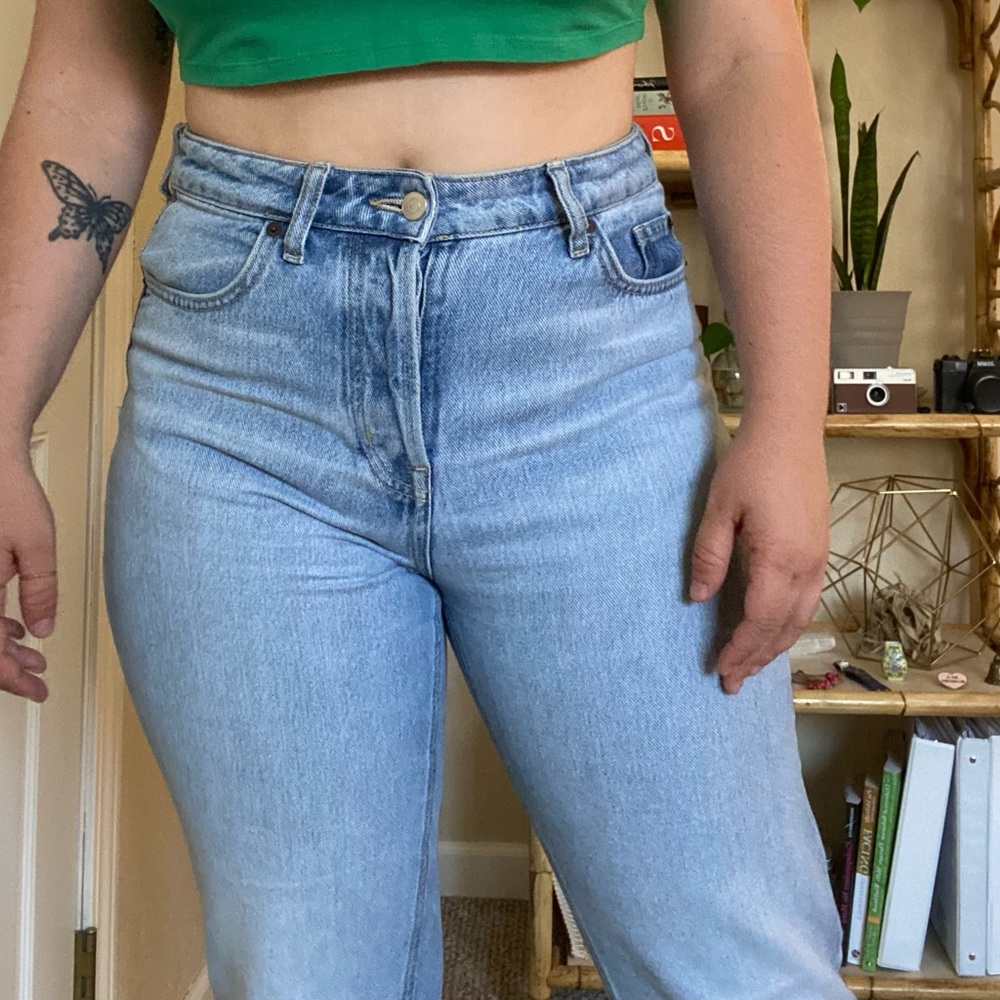 H&M High Rise Wide Leg Jean